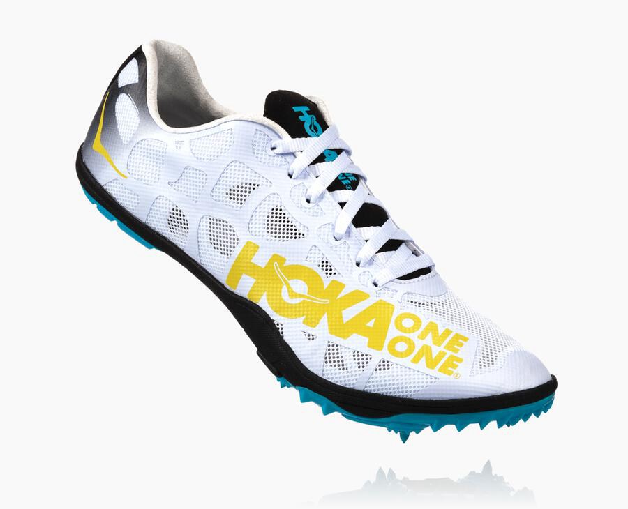 Hoka One One Spikes Mens White - Rocket X - 32987ZOJS